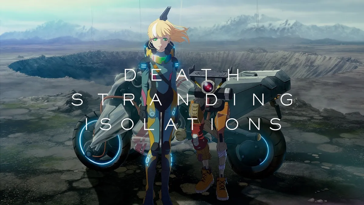 Visual resmi anime DEATH STRANDING ISOLATIONS